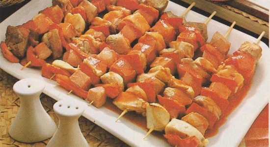 Brochettes au yaourt