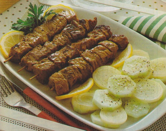 Brochettes à la grecque