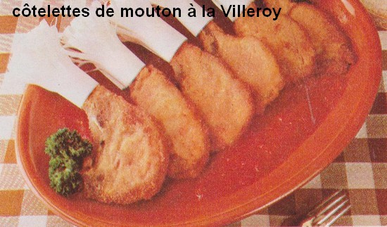 Côtelettes de mouton à la Villeroy