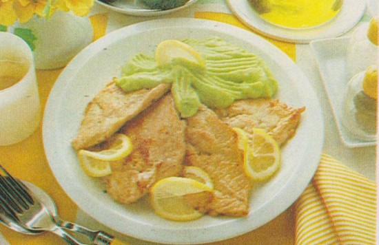 Escalopes à l'avocat