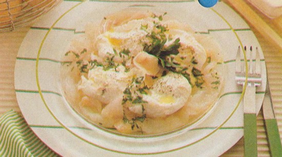 Haddock aux oeufs pochés