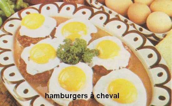 Hamburgers à cheval