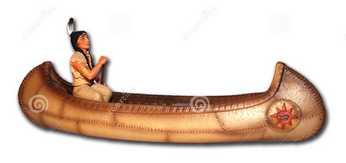 Indien dans le canoe