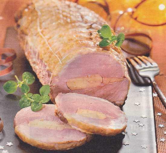 Magret de canard farci foie gras