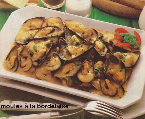 Moules à la bordelaise