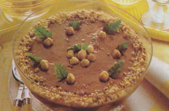 Mousse aux noisettes