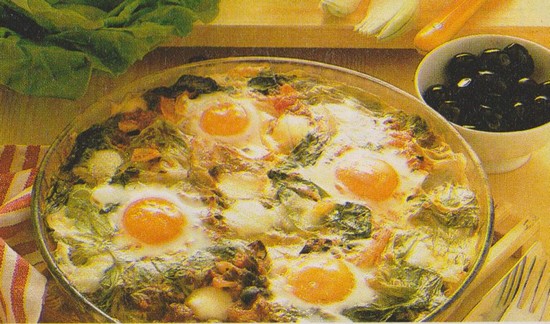 Oeufs aux laitues