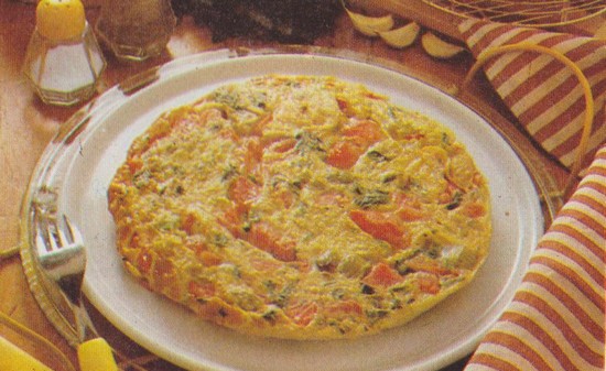 Omelette à la piperade