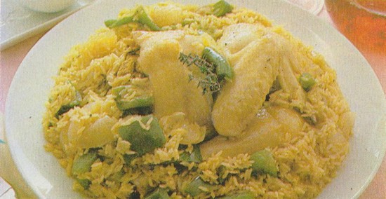 Poulet à l'orientale