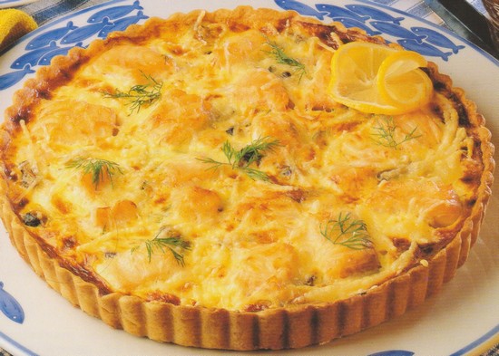 Quiche au saumon et aux fruits de mer