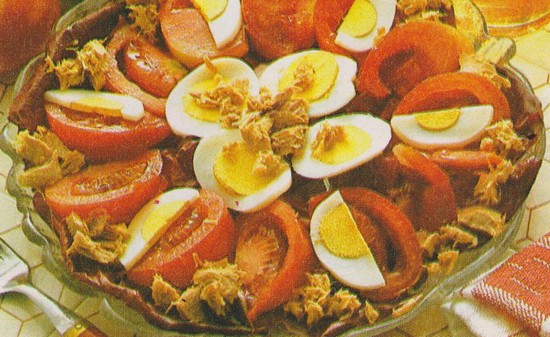 Salade de tomates au thon