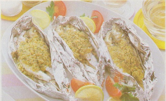 Sardines farcies en papillotes