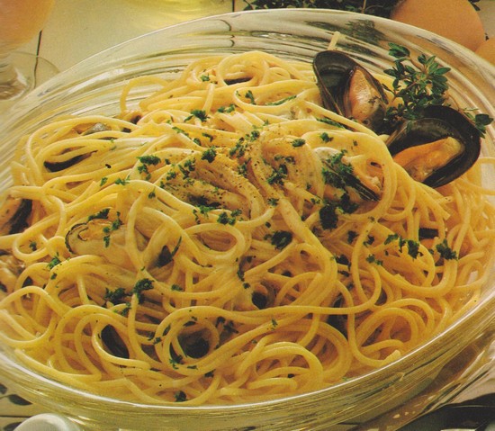 Spaghettis marinière