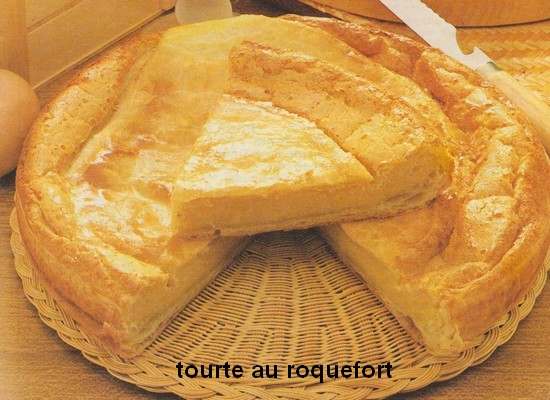 Tourte au roquefort